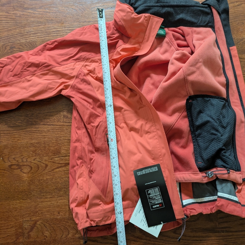 LL Bean Warm Dry Foul Weather Jacket Polartec Lined Women's Small - Picture 11 of 15